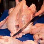 Portioning chicken - step 5