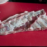 Rack of ribs, as removed
