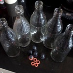 Sanitised bottles