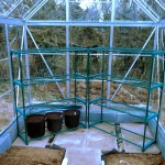 Greenhouse staging 'installed'