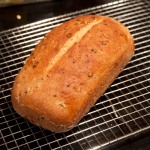 Baked loaf, cooling
