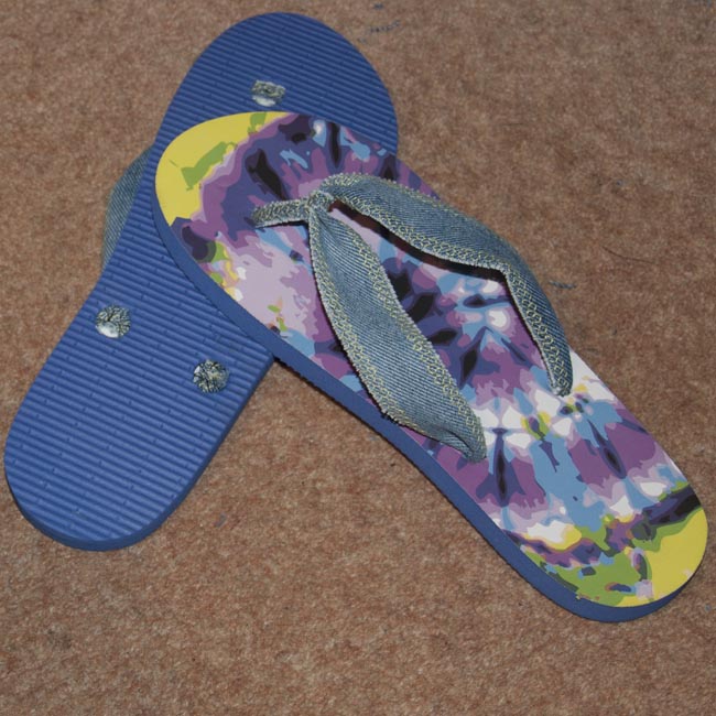 In A Flap – flip-flop denim fabric strap upcycle | Country Skills for ...