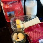 Ingredients for cheese sauce