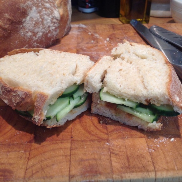 Cucumber sandwich time!
